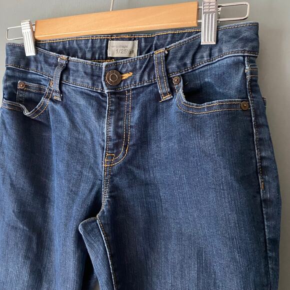 GAP Women's 1 - 25.5 Regular Dark Wash Denim Jeans Cotton Curvy Straight Leg - Picture 6 of 8